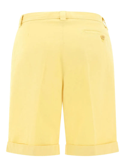Pleated Chino Shorts