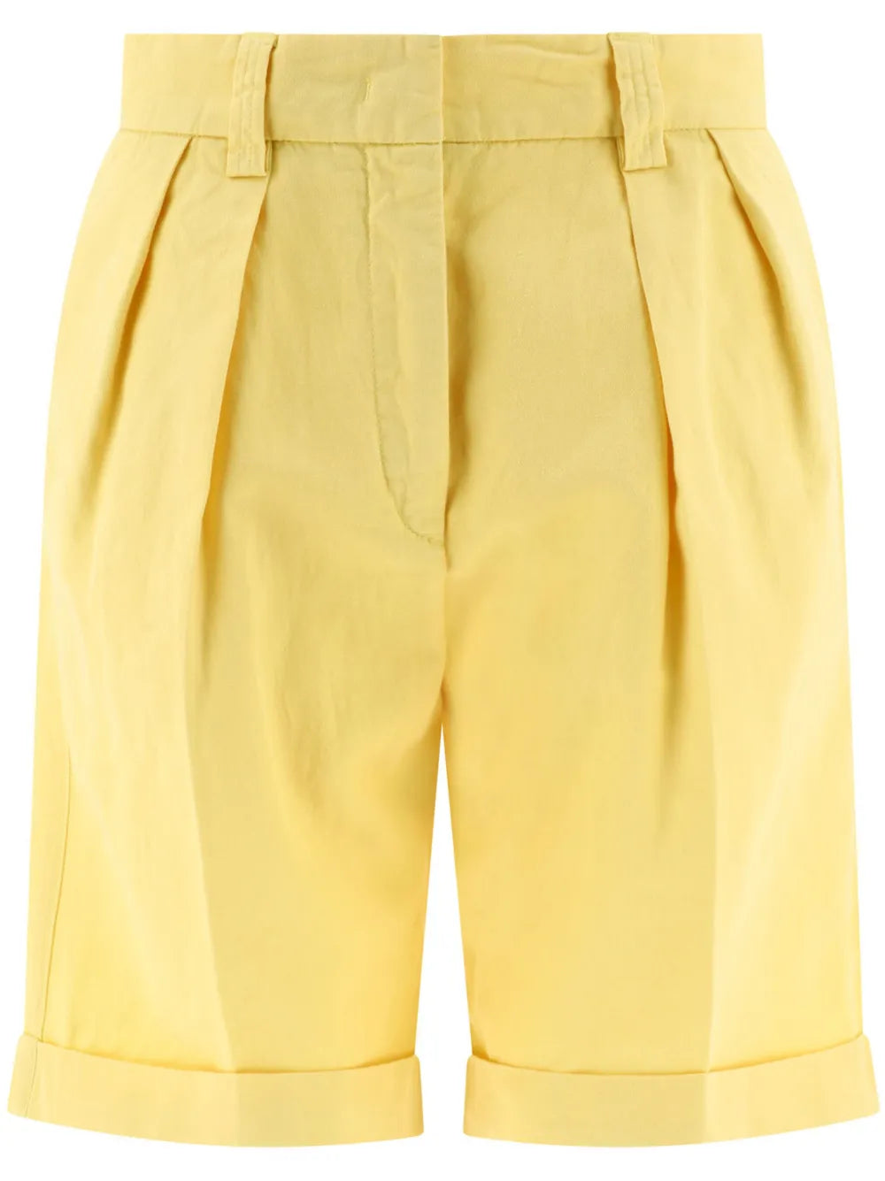 Pleated Chino Shorts