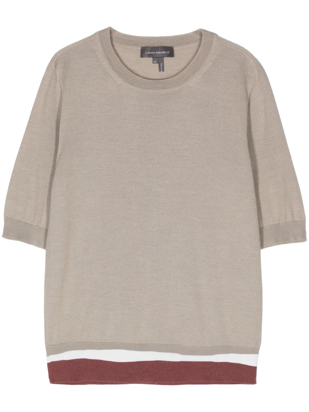 Crew-Neck Knitted Top
