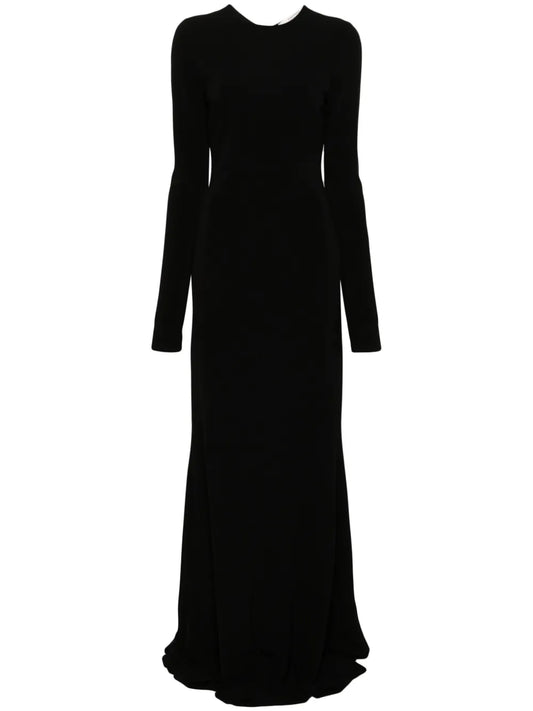 Round-Neck Gown
