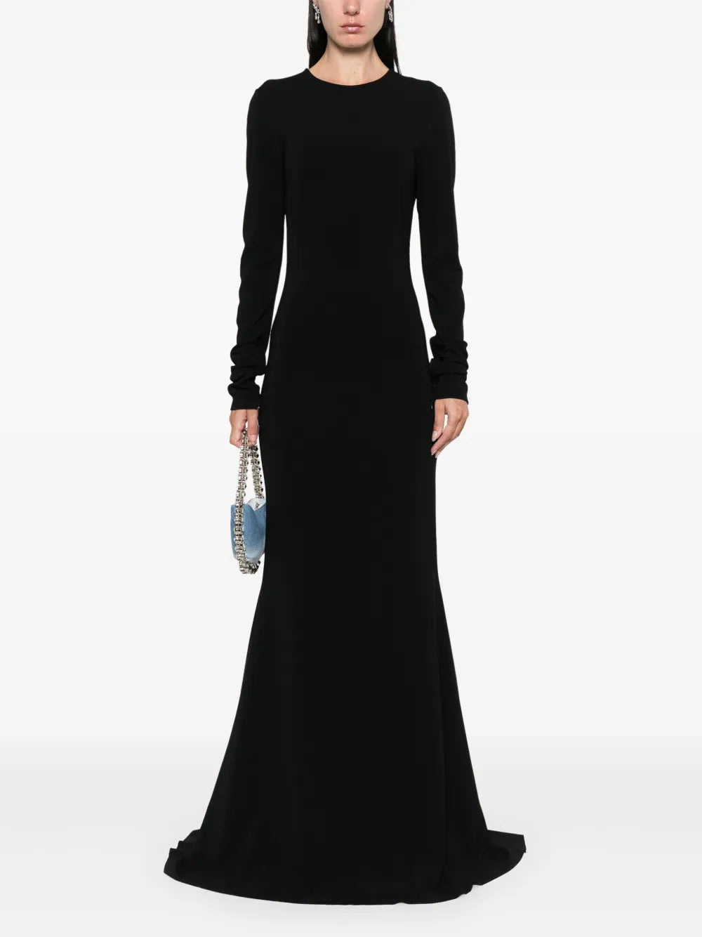 Round-Neck Gown