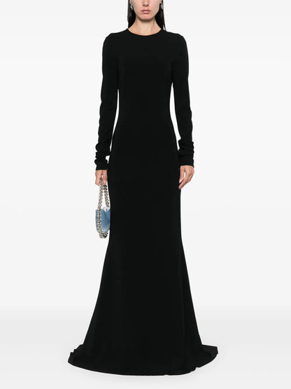 Round-Neck Gown