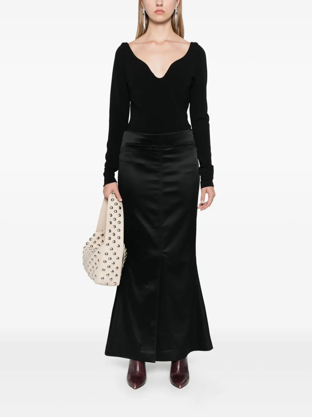 Structured V-Neck Top
