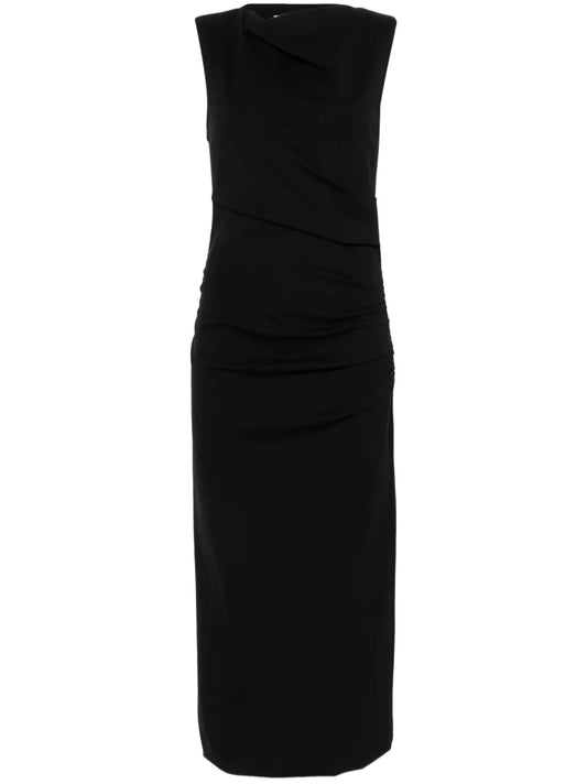 Draped Midi Dress