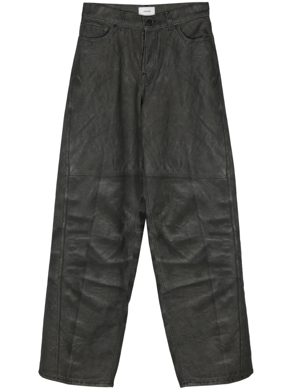 Bethany Leather-Print Jeans