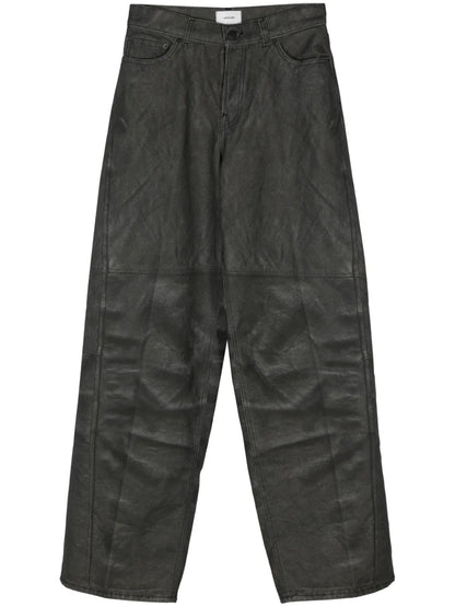 Bethany Leather-Print Jeans
