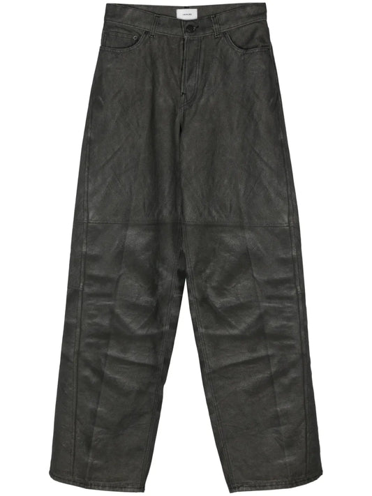 Bethany Leather-Print Jeans