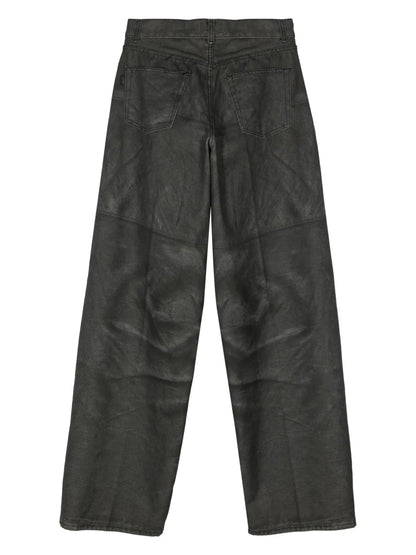 Bethany Leather-Print Jeans