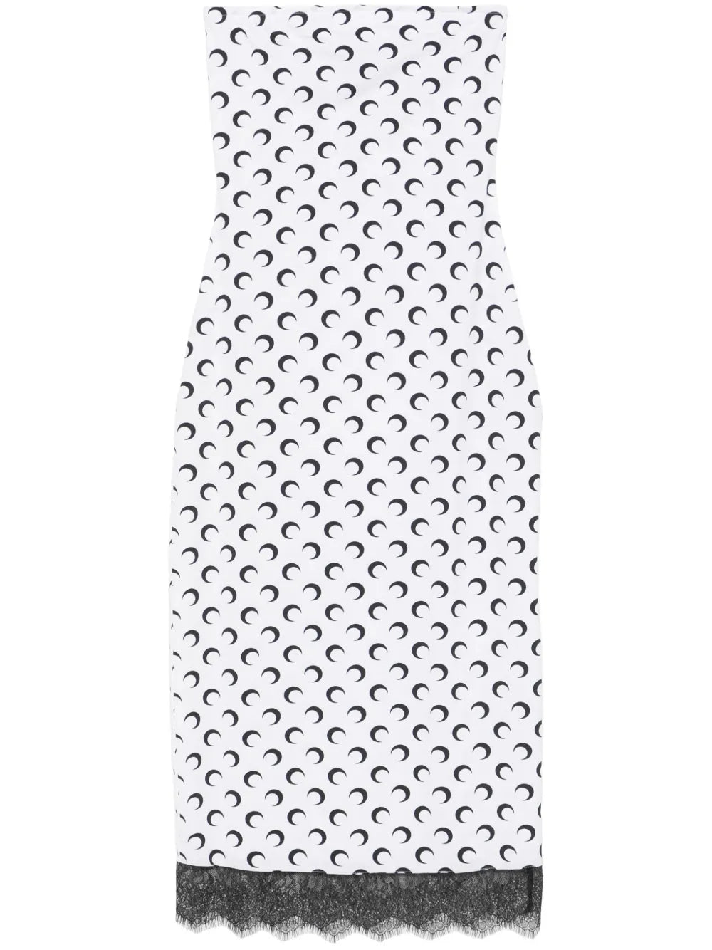 Crescent Moon Bustier Midi Dress