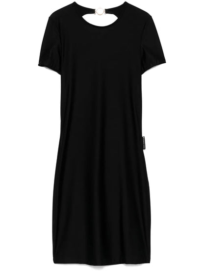 Open-Back Jersey Mini Dress