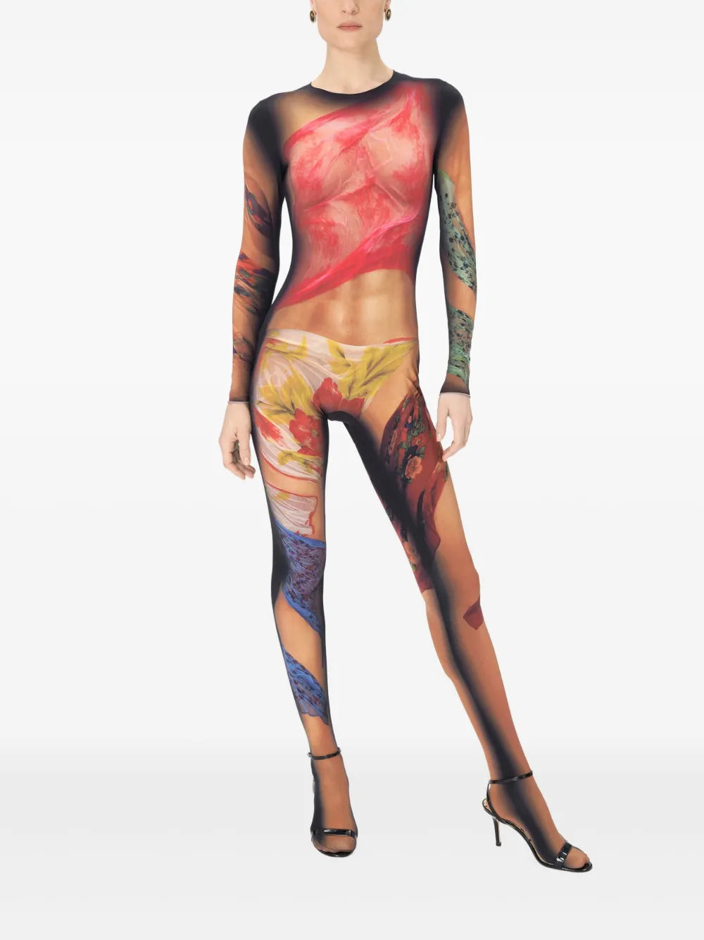 Drsped Statue Jersey Jumpsuit
