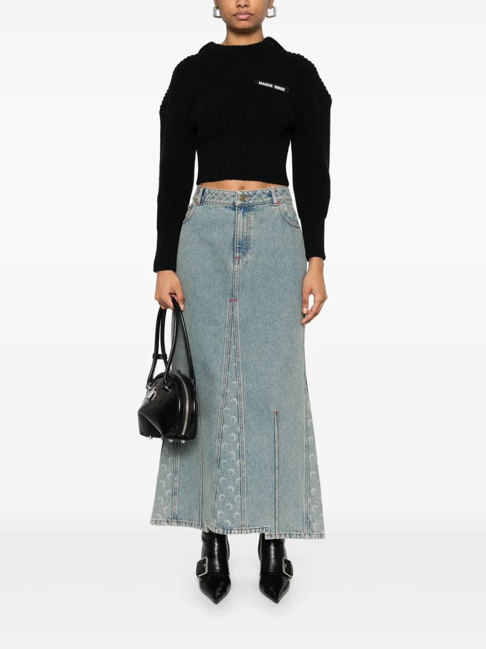 Half Cardigan Knit Sweater