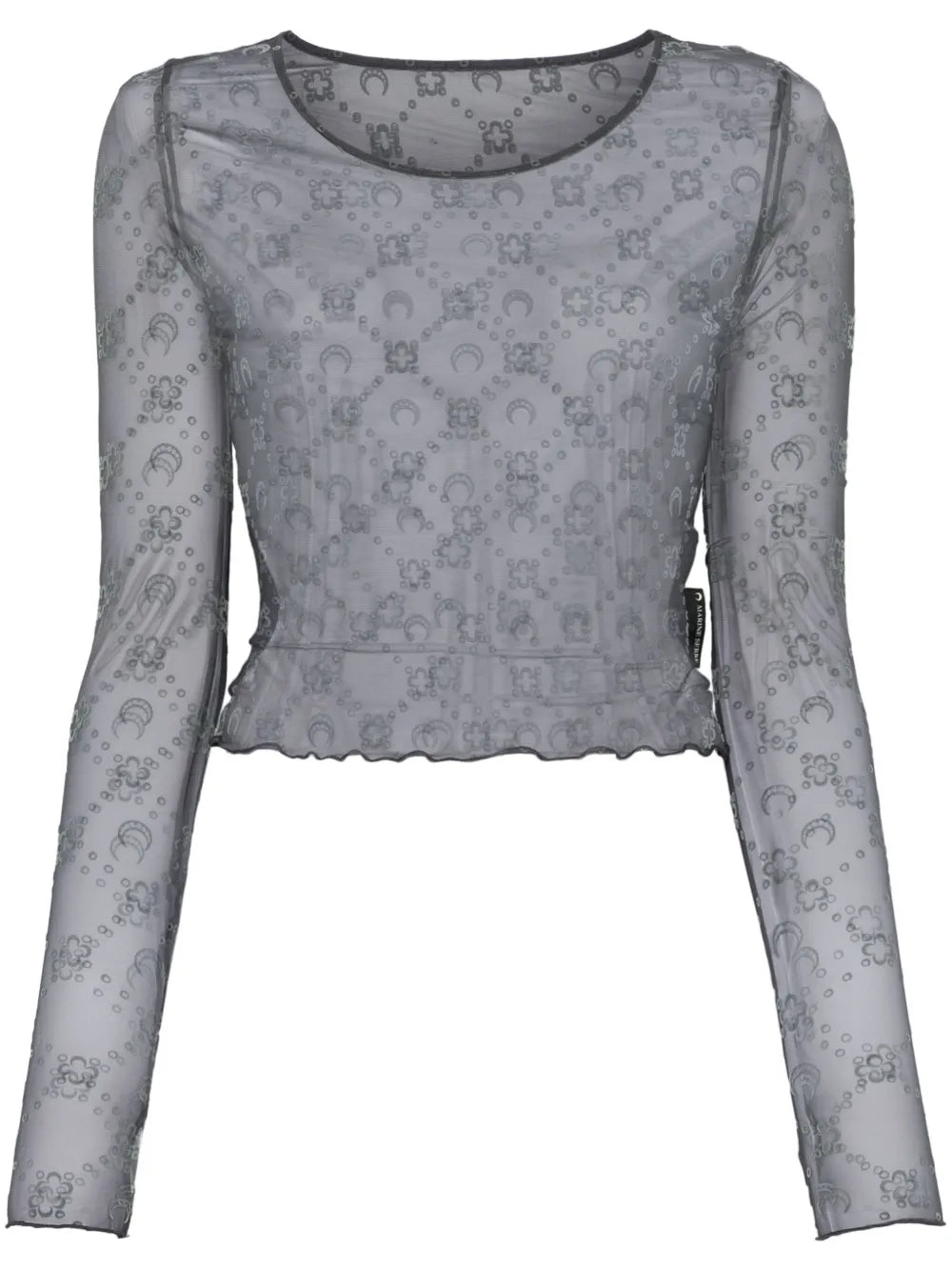 Moonogram Mesh Top