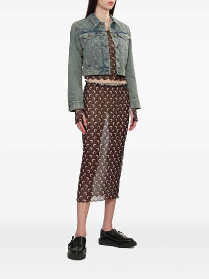 Moon Laser Cropped Jacket