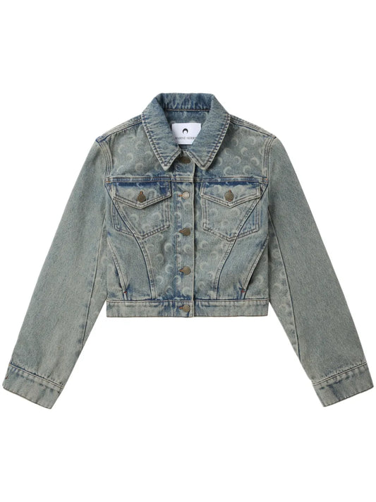Moon Laser Cropped Jacket