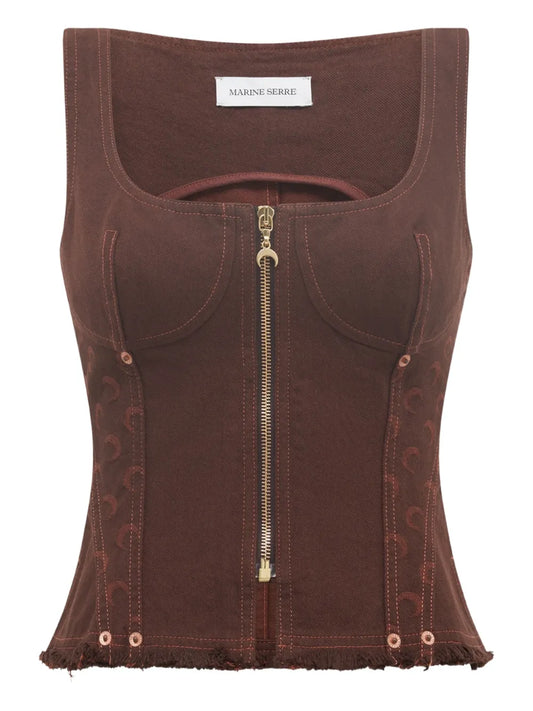 Jacquard Corset Top