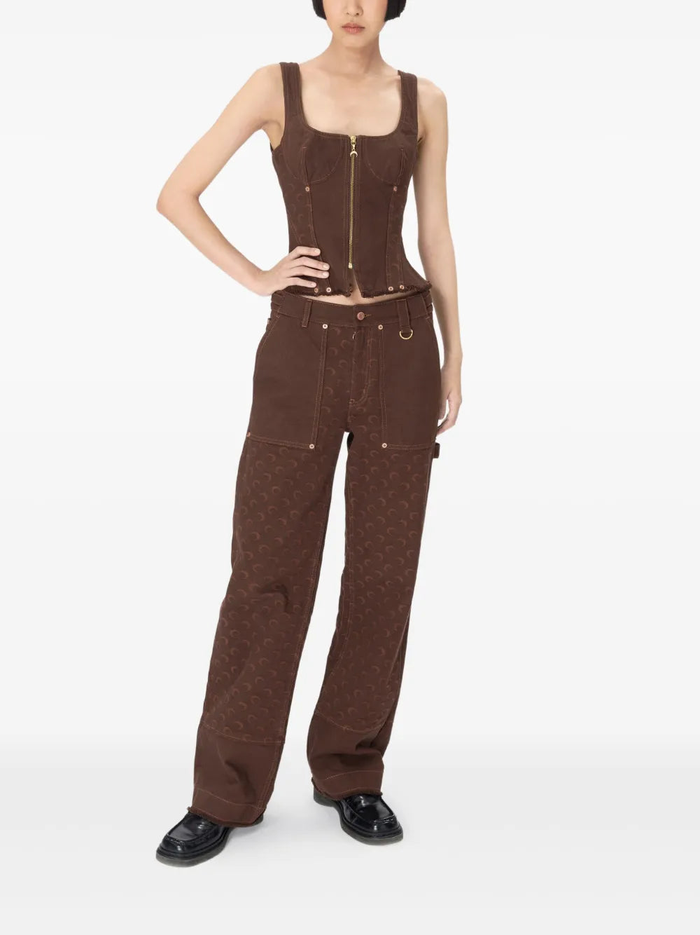 Jacquard Corset Top