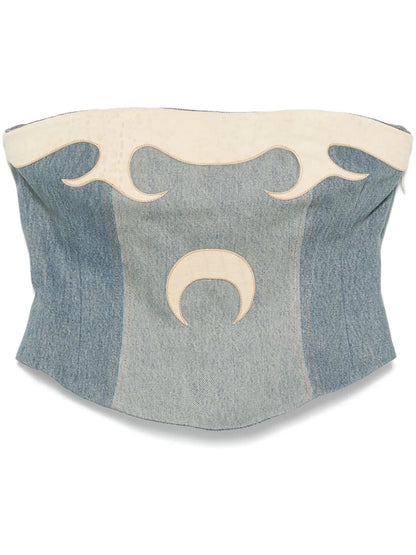 Regenerated Denim Top