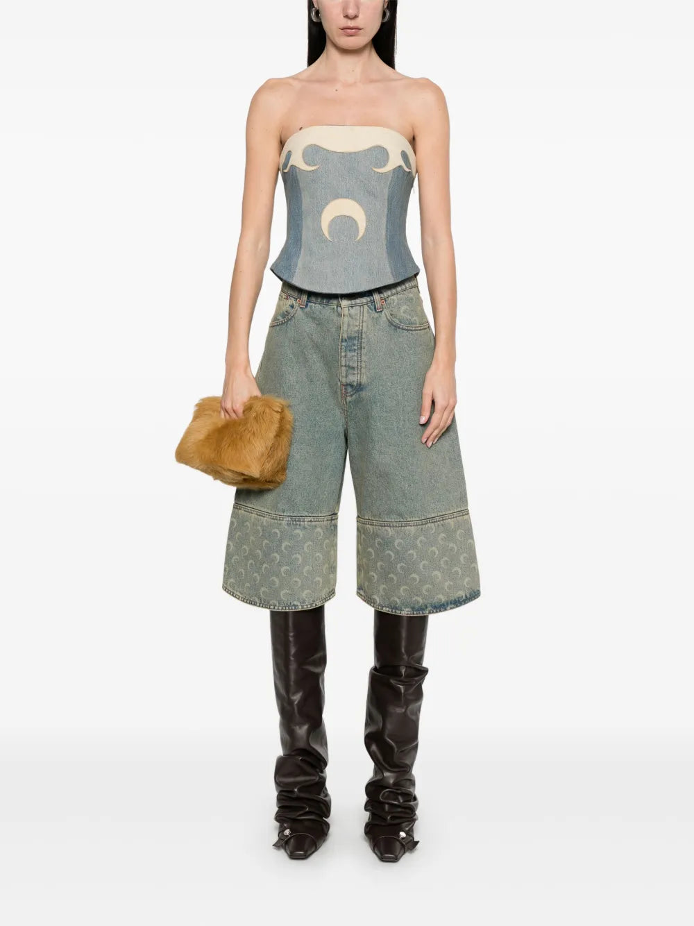 Regenerated Denim Top