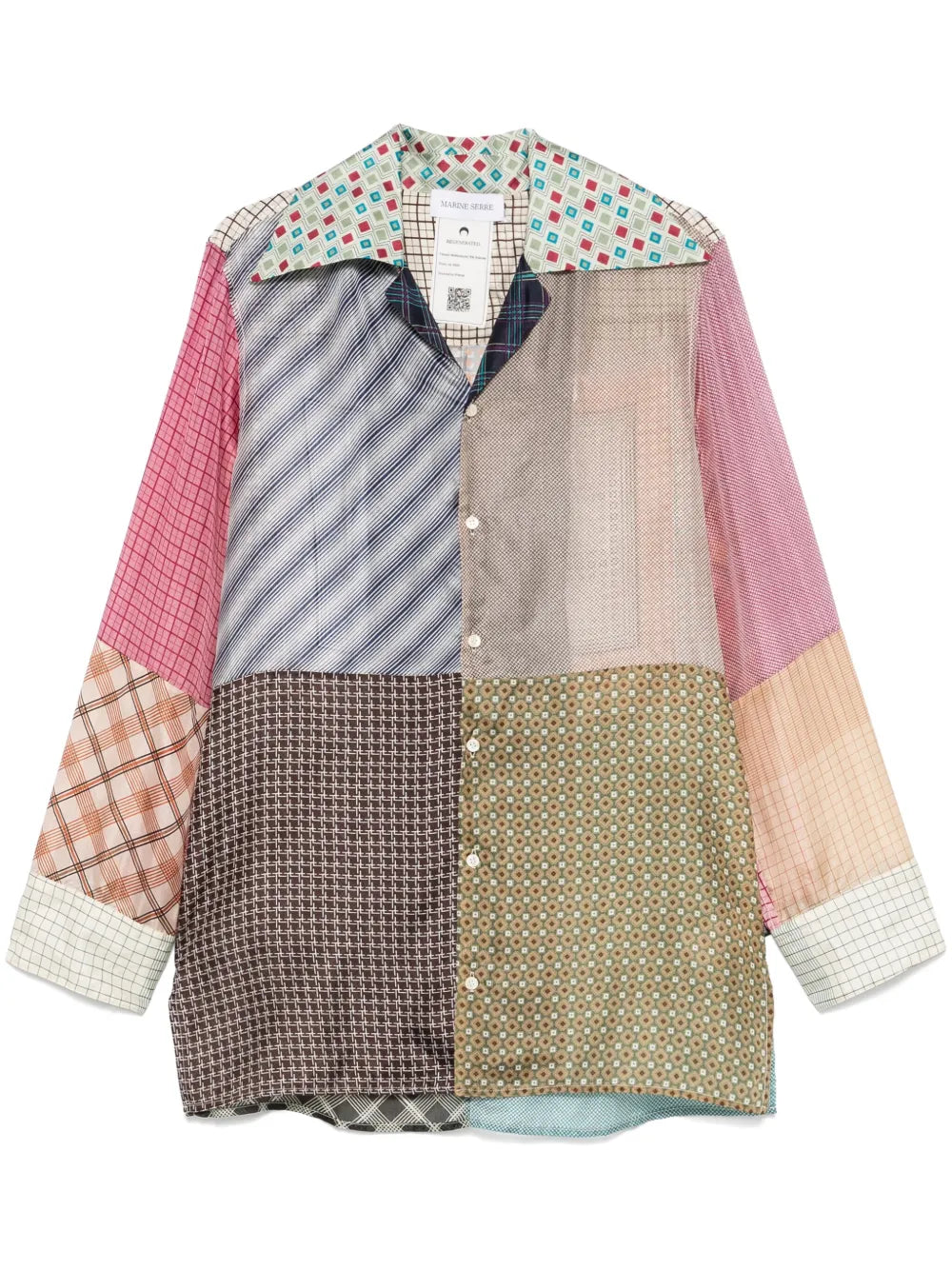 Regenerated Silk-Scarves Shirt