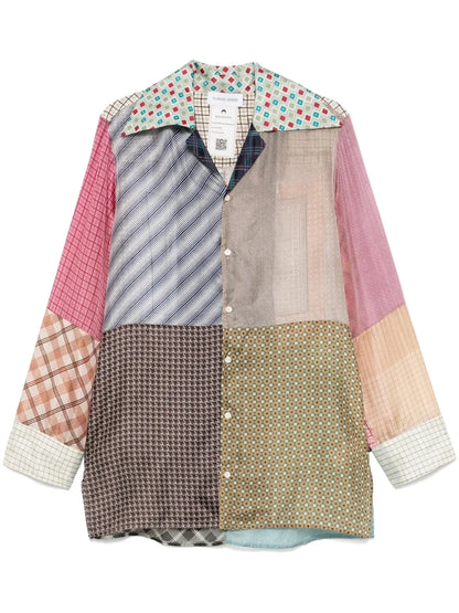 Regenerated Silk-Scarves Shirt