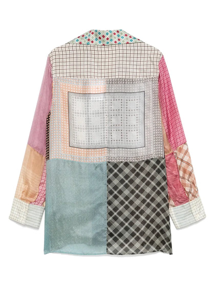 Regenerated Silk-Scarves Shirt