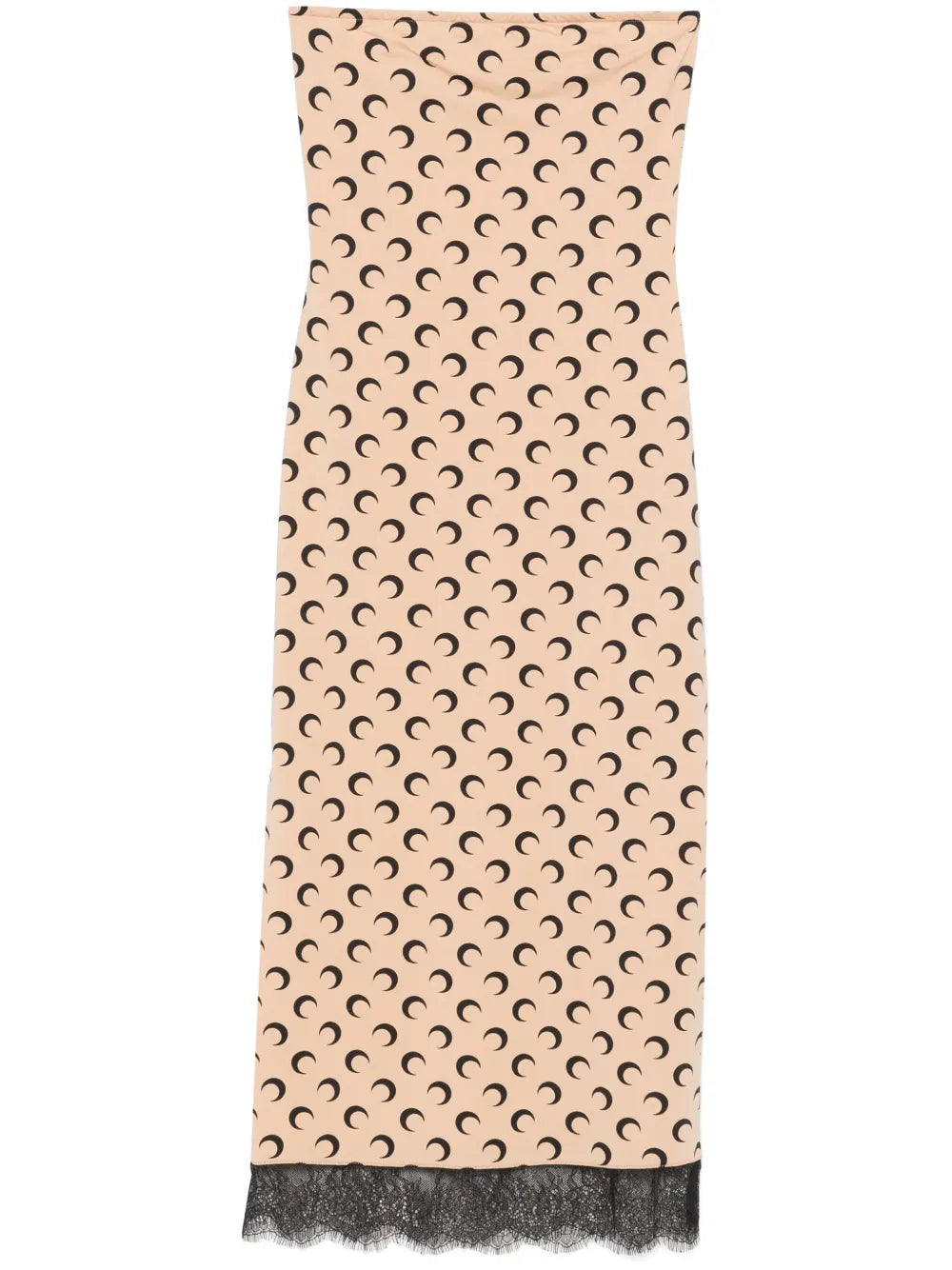 Crescent Moon Bustier Midi Dress