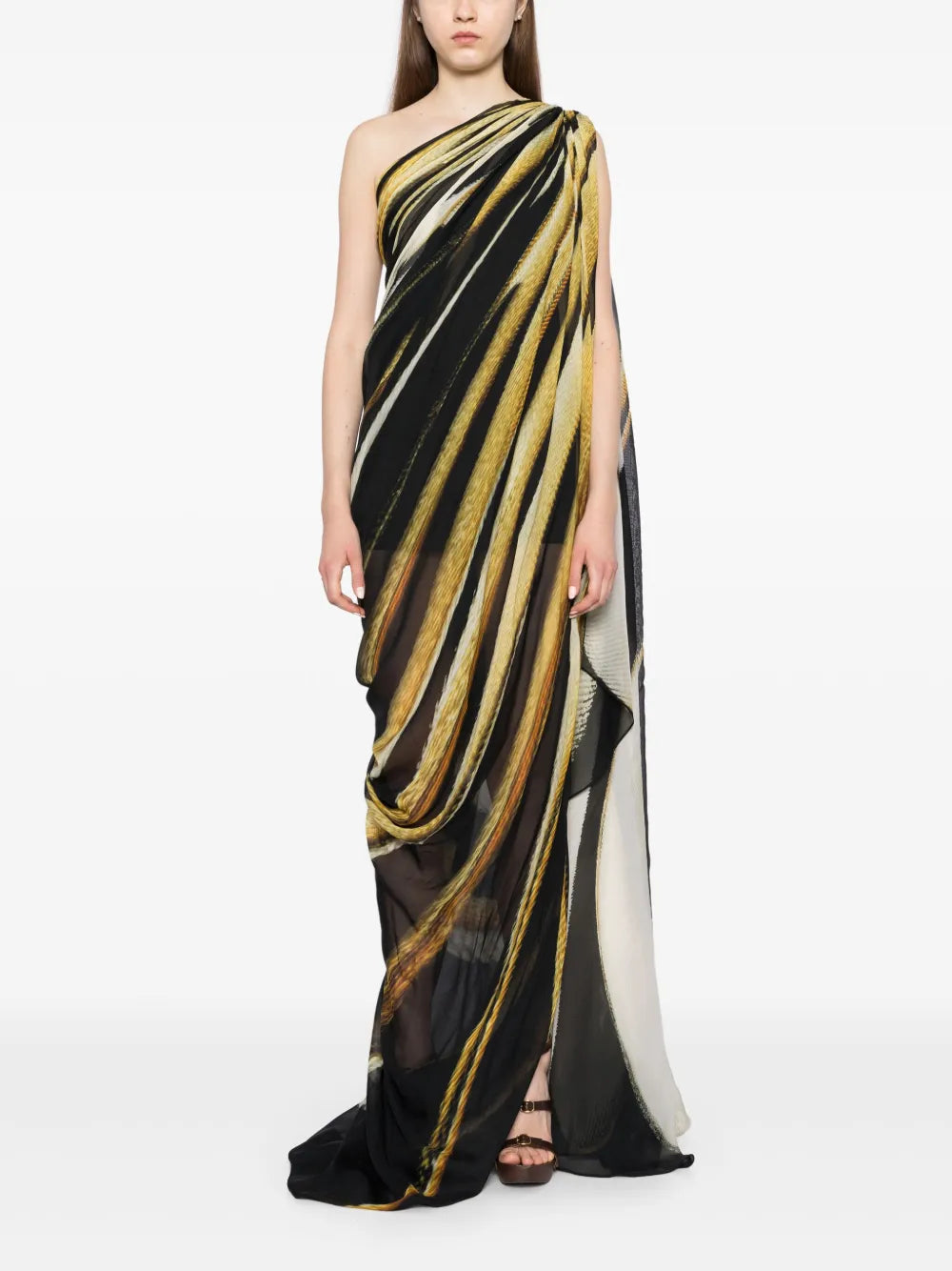 Graphic-Printed Dress