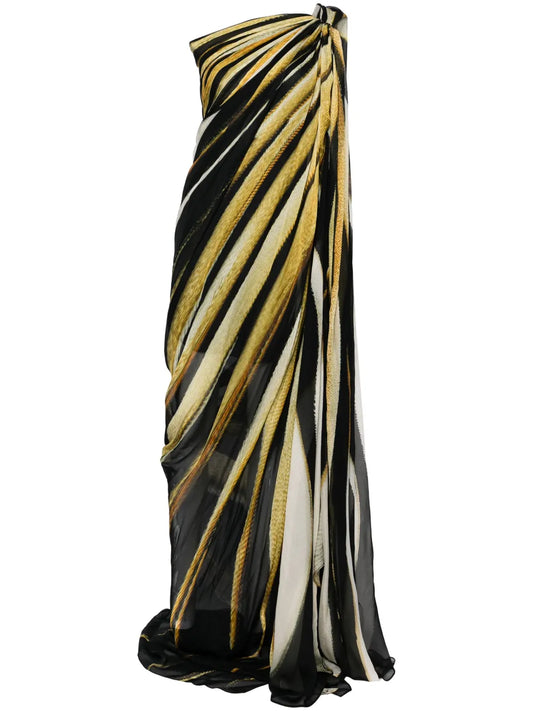 Graphic-Printed Dress