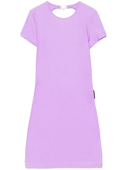 Open-Back Jersey Mini Dress