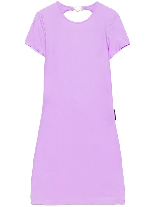 Open-Back Jersey Mini Dress
