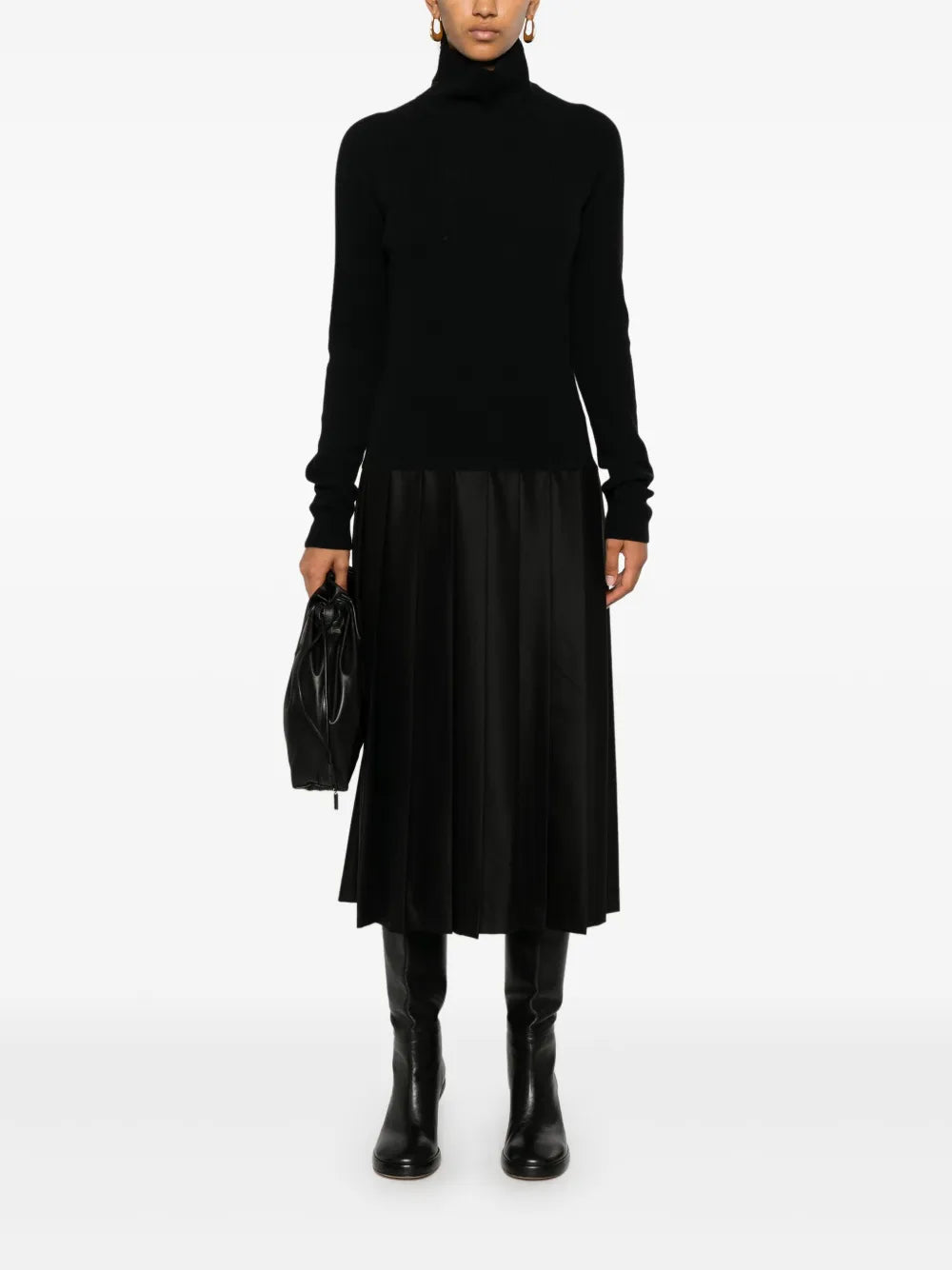 Pleated Maxi Dress