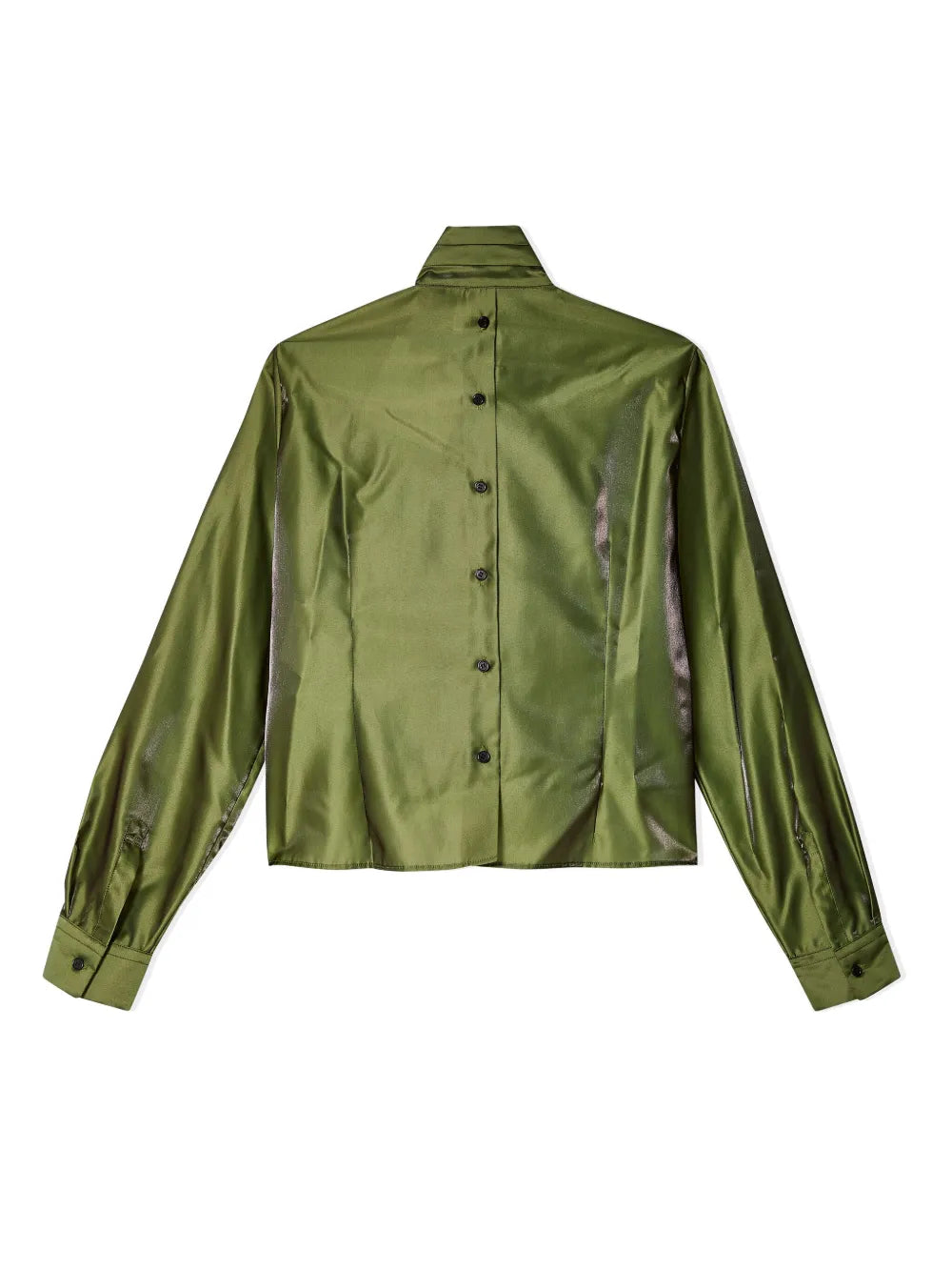 Bow-Detail Long-Sleeve Shirt
