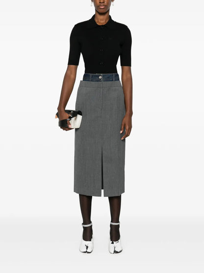 Layered Midi Skirt