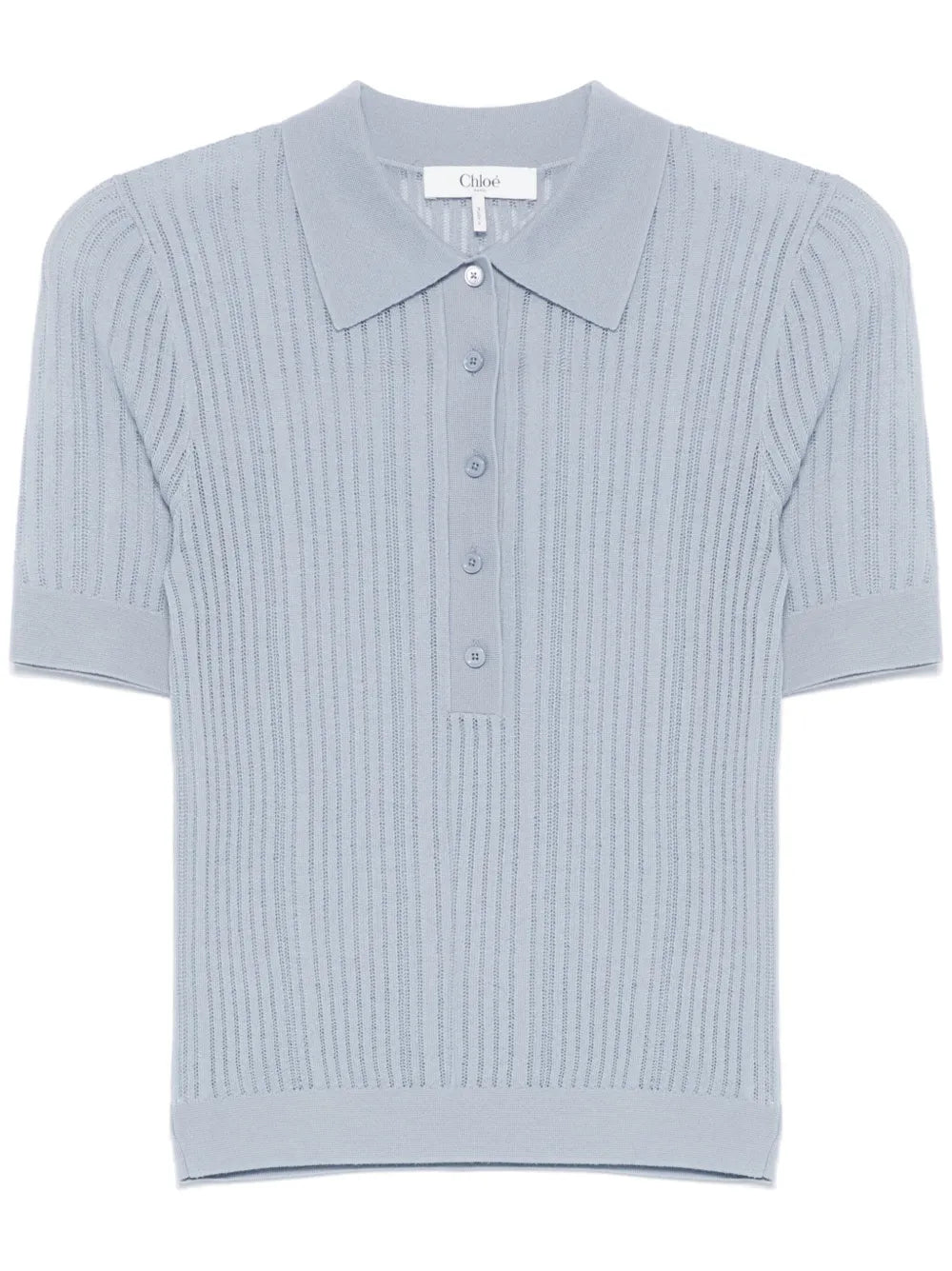 Ribbed Polo Shirt