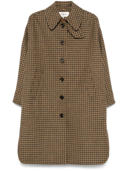 Checked Coat