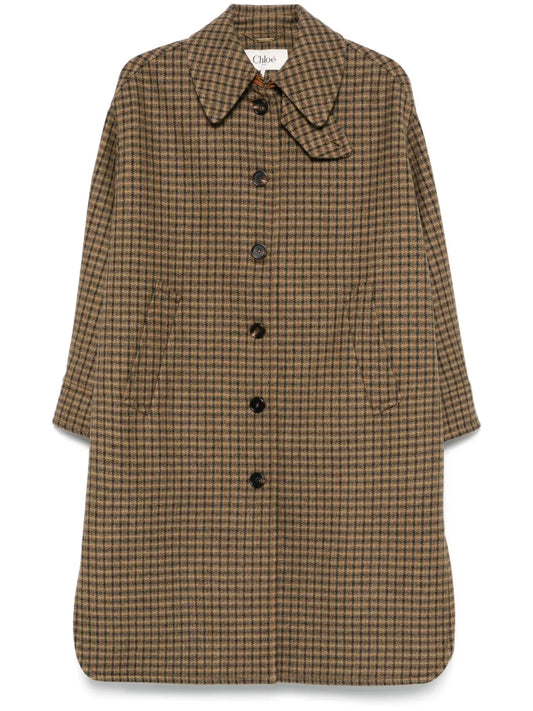Checked Coat