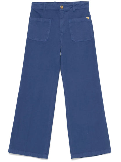 Cotton Cropped Trousers