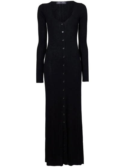 Athena Buttoned Maxi Dress
