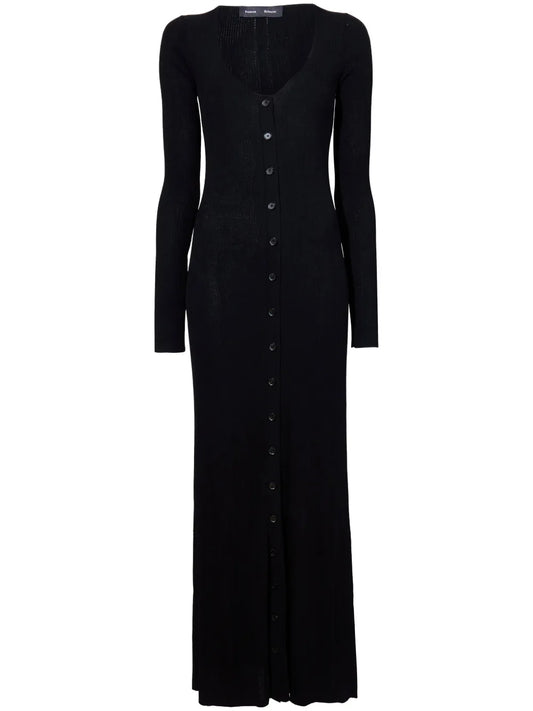 Athena Buttoned Maxi Dress