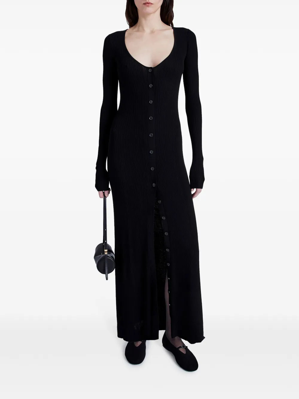 Athena Buttoned Maxi Dress