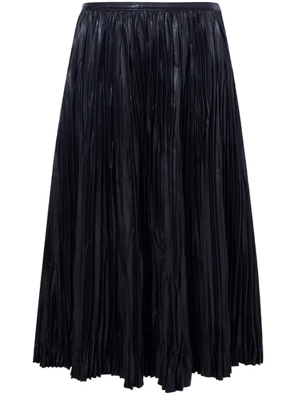 Rosalyn Faux-Leather Skirt