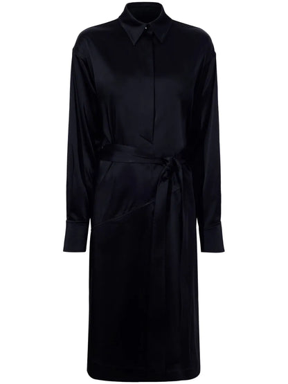 Andy Satin Midi Dress