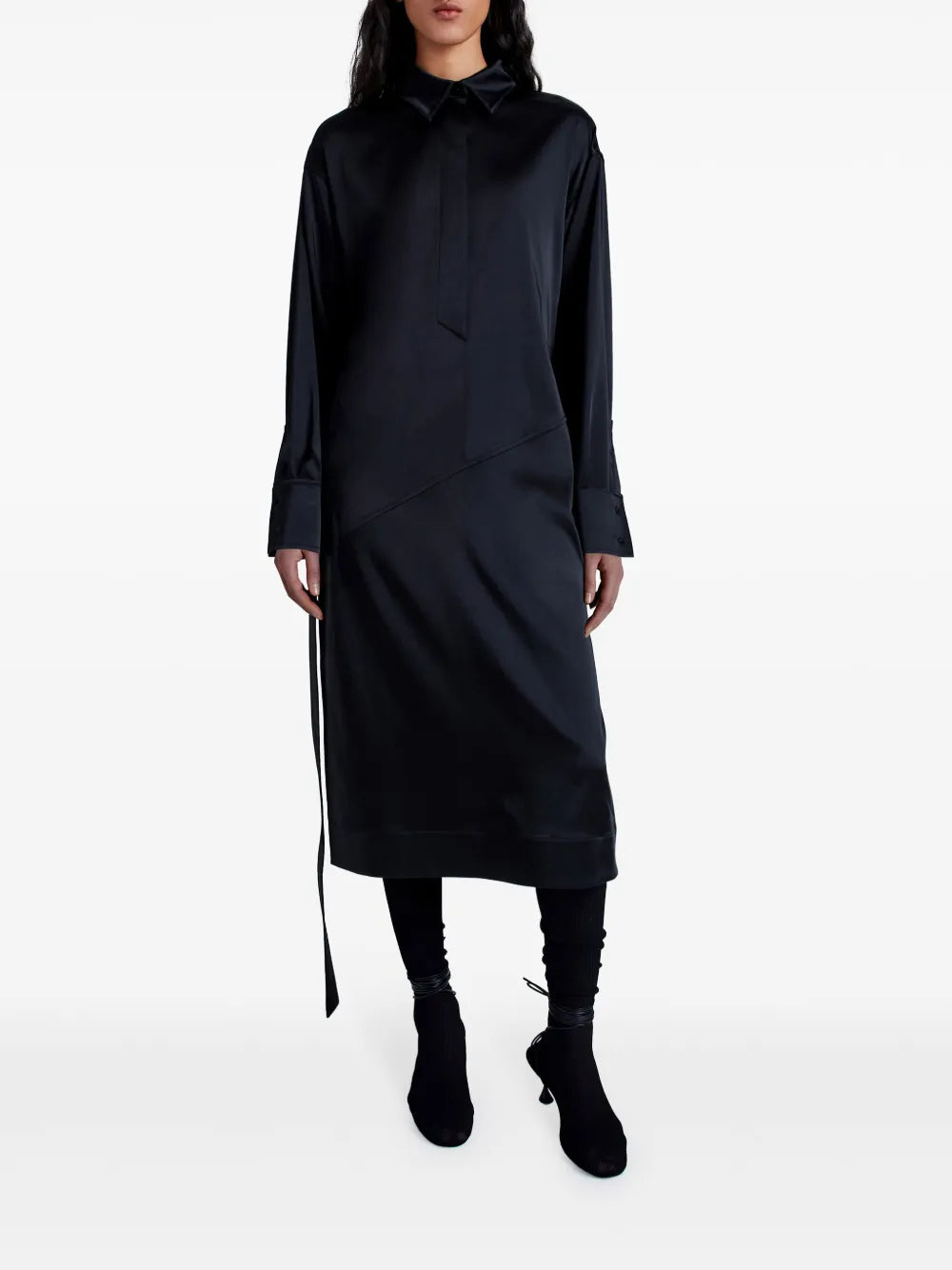 Andy Satin Midi Dress