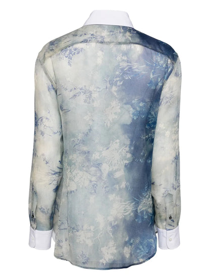 Floral-Print Shirt