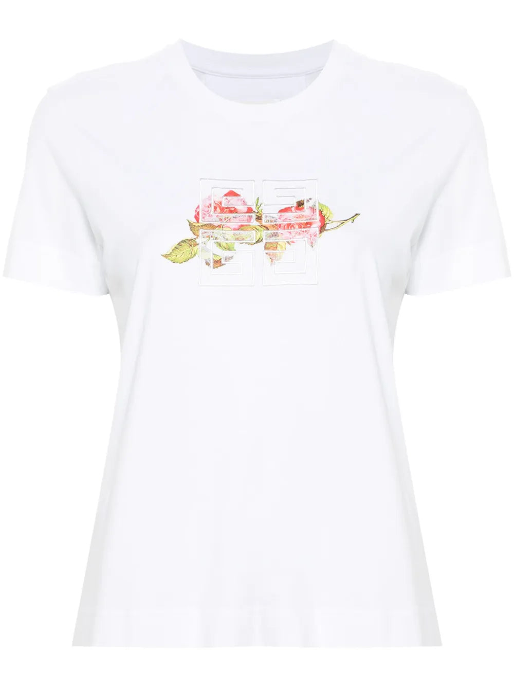 4G Lace Cotton T-Shirt
