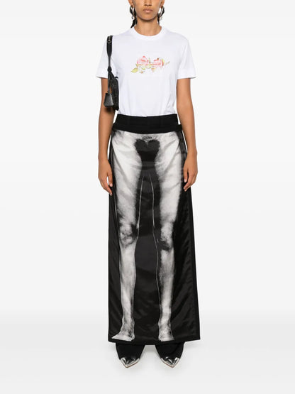 4G Lace Cotton T-Shirt