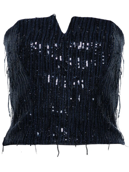 Sequin-Embellished Top