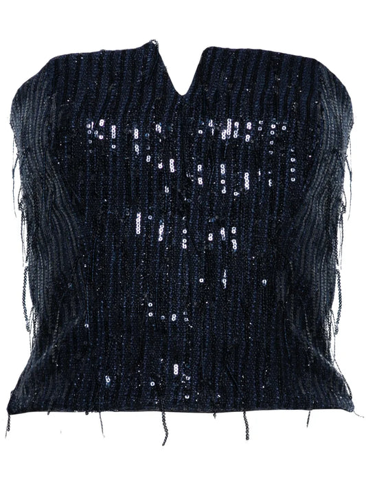 Sequin-Embellished Top