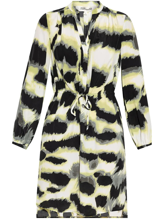 Abstract-Print Dress